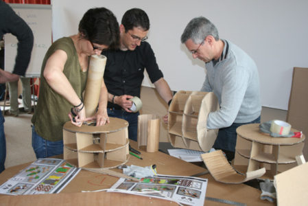 Team-building Construction F1 en carton