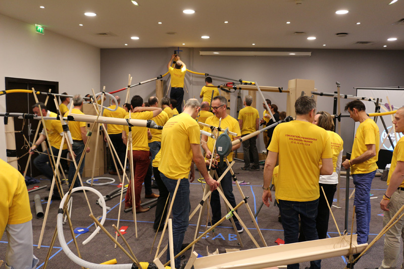 Reaction en chaine - un team-building collaboratif