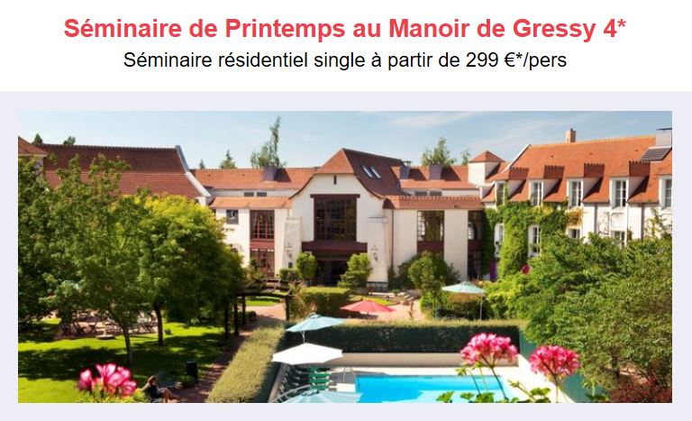Seminaire et team-building au Manoir Gressy